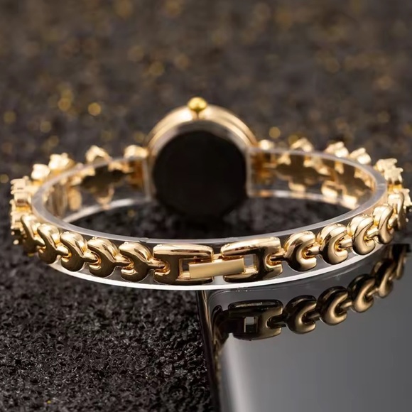 Panthere Vintage classy Gold Chain Bracelet Zircon/waterproof - Picture 6 of 14